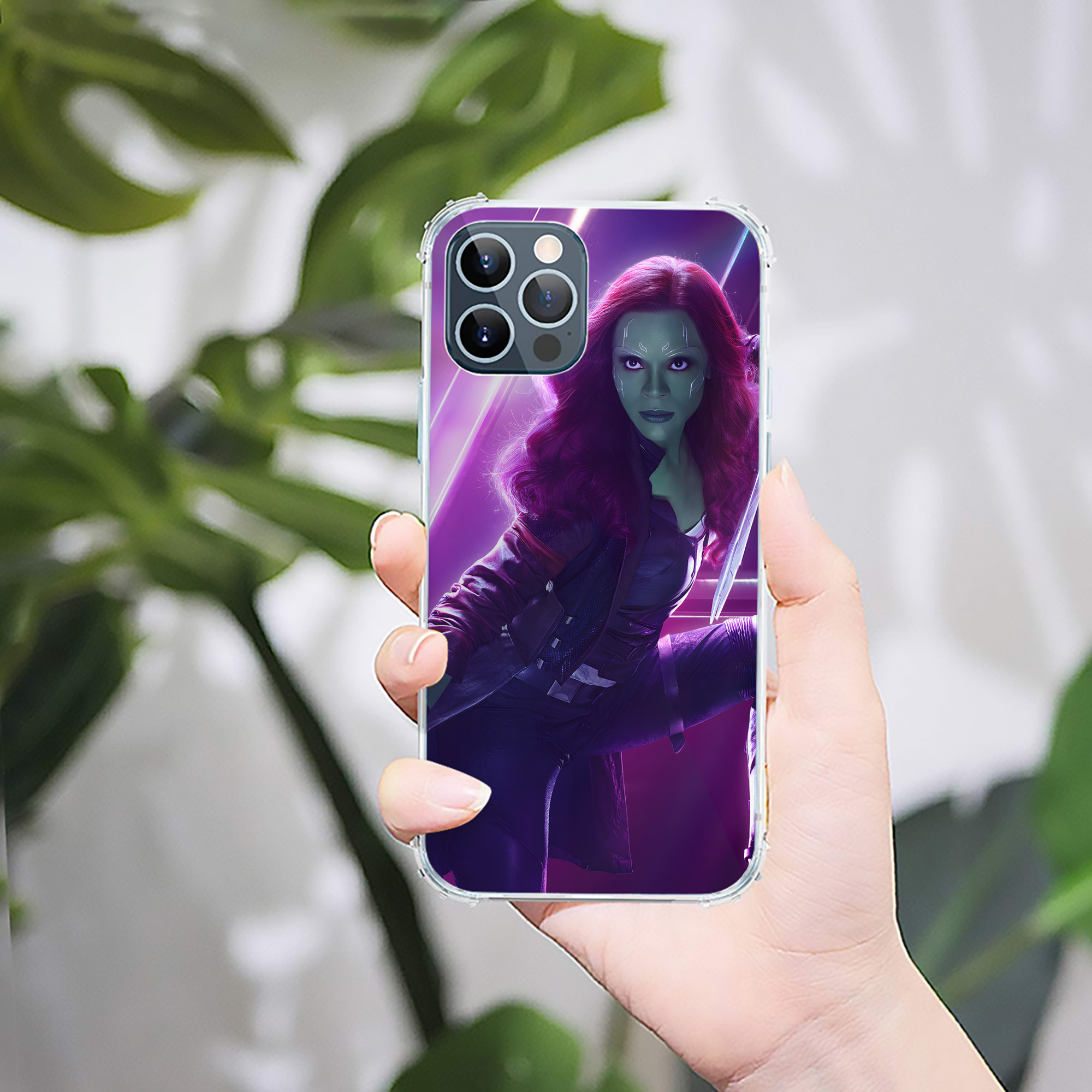 （画像用） アベンジャーズ The Avengers 【iPhone 12シリーズ対応】透明スマホケース（クリアソフトケース）